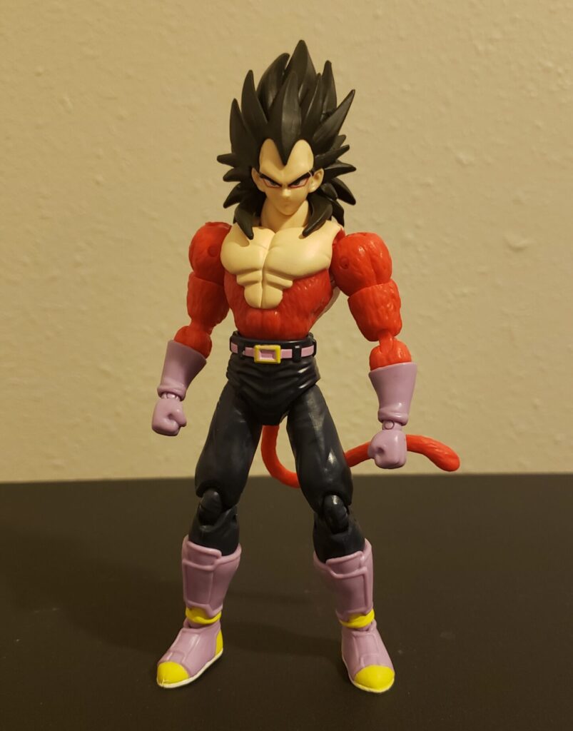 Vegeta in a neutral stance.