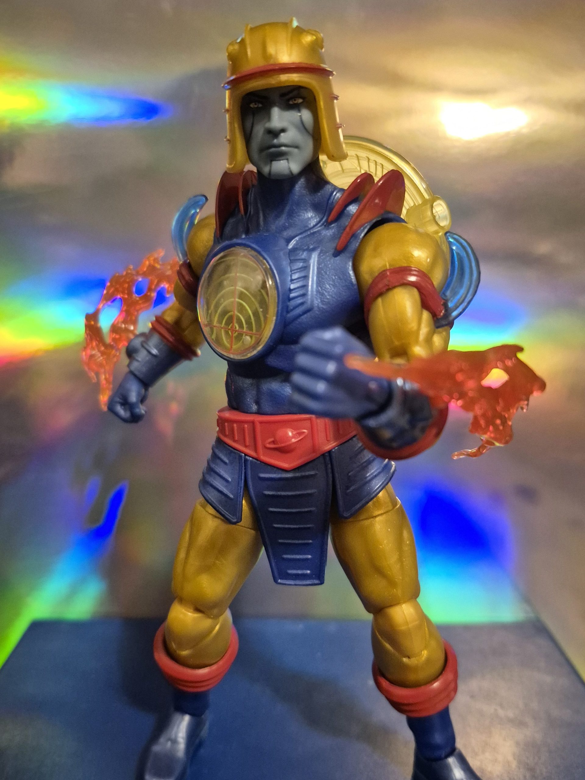 The Masterverse Sy-Klone action figure.