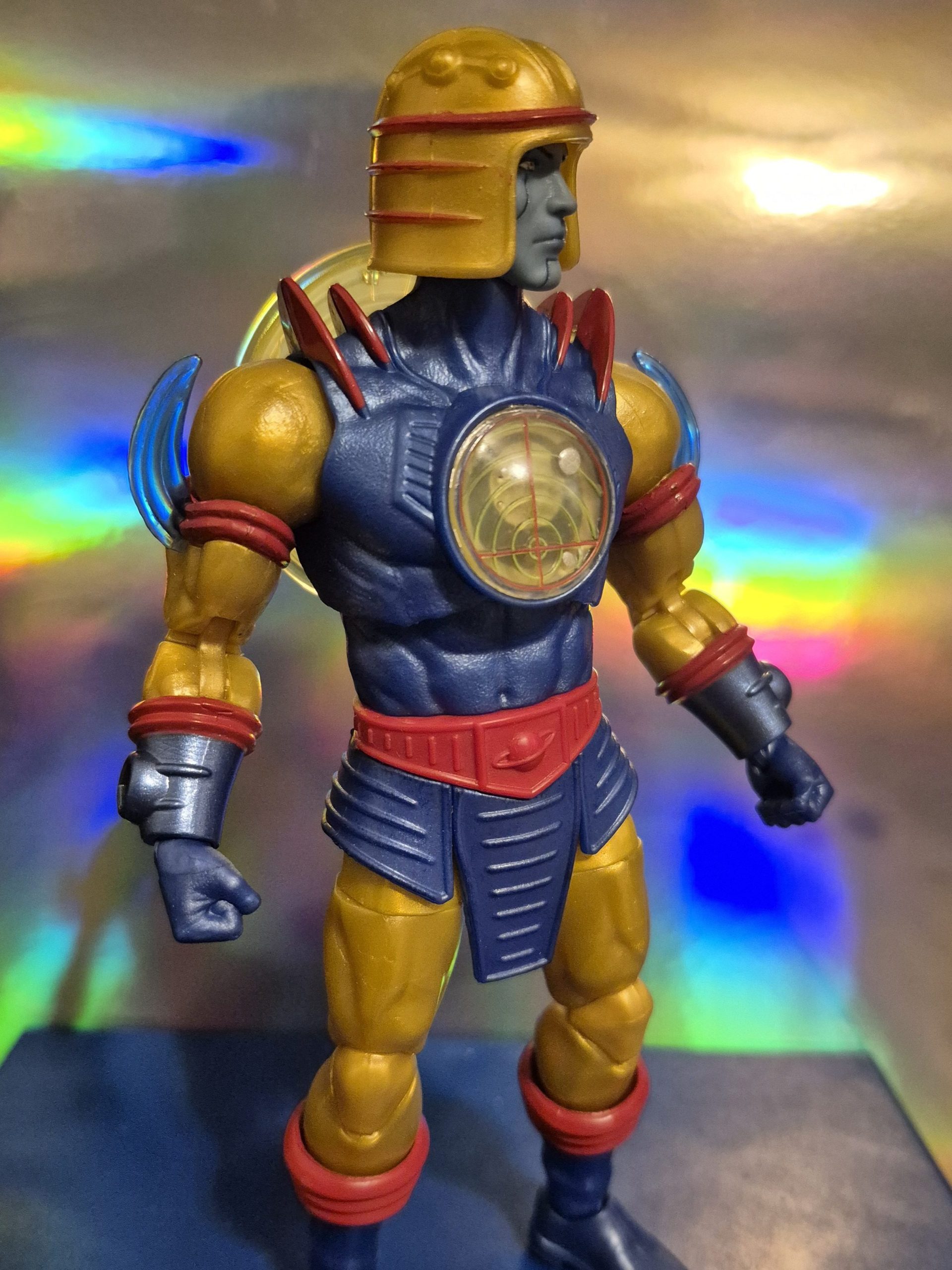 The Masterverse Sy-Klone action figure.