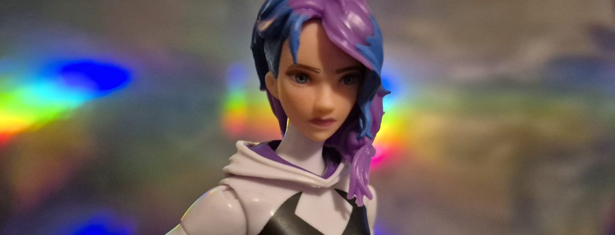 Hasbro's 2nd Across the Spider-Verse Spider-Gwen action figure.