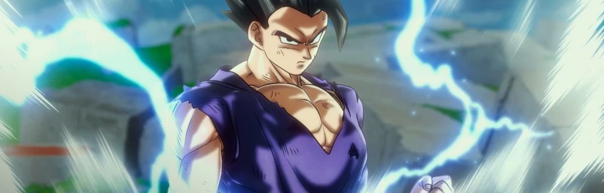 Son Gohan crackles with energy in DRAGON BALL SUPER: SUPER HERO.